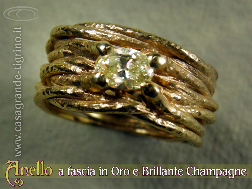 Marco_Casagrande_Orafo_anello_fascia_oro_brillante_champagne