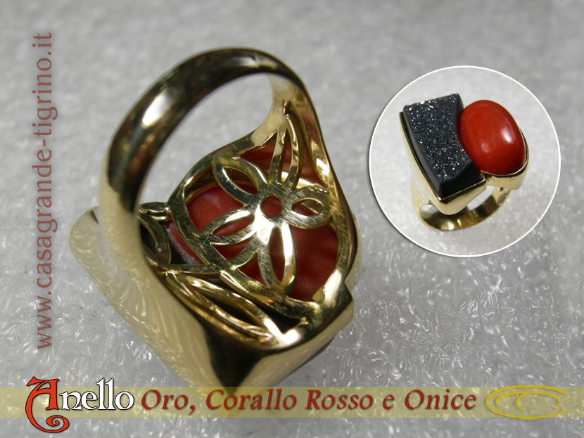 Marco_Casagrande_anello_oro_corallo_rosso_onice_con_cristalli_2